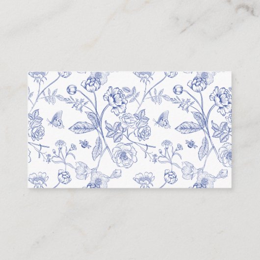 ブルーチノエレガントイズリ結婚ーのウェブサイトQRコード エンクロージャーカード (裏面)