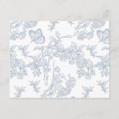 ブルーチノフランスのイセリーフローラブライダルアドバイスカード エンクロージャーカード (裏面)