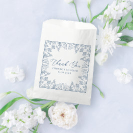 ブルーチノフランスのイセリーフローラブライダルシャワー フェイバーバッグ