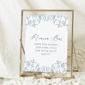 ブルーチノフランスのイセリーフローラブライダルミモザバー ポスター