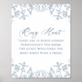 ブルーチノフランスのイセリーフローラリングや輪狩りゲーム ポスター (正面)