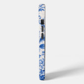 ブルーチノワズリーハイドレンジアフォンケース Case-Mate iPhoneケース (裏面 / 左)