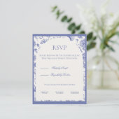 ブルーチノワズリール RSVP カード (スタンド正面)