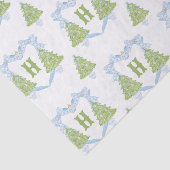 ブルーチノワセリークリスマスツリーモノグラムクレスト 薄葉紙 (詳細)