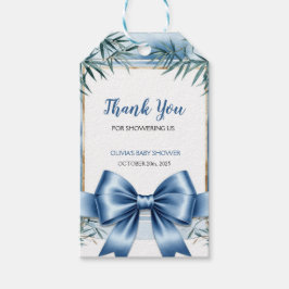 ブルーチノワセリーサンキューメッセージカード ギフトタグ