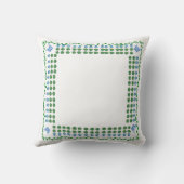 ブルーチノワセリージンジャージャースジャーストピアリー クッション (裏面)