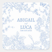 ブルーチノワセリートワールデジュイ結婚さんの救デート スクエアシール (正面)