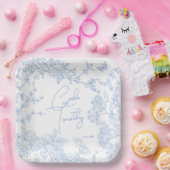 ブルーチノワセリートワールデジュイ結婚さんの救デート ペーパープレート (パーティー)