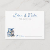 ブルーチノワセリーブックスエクセシションズアドバイスの願い エンクロージャーカード (正面)