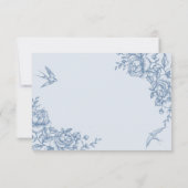 ブルーチノワセリーブライダルシャワーサンキューカード サンキューカード (裏面)