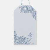 ブルーチノワセリーブライダルシャワーサンキューユーラベル ギフトタグ (裏面)