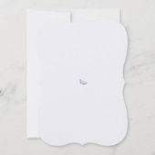 ブルーチノワセリー結婚式招待状 招待状 (裏面)