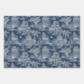 ブルーチノワセリー ラッピングペーパーシート (正面3)