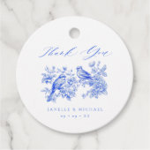 ブルーチャイノエリーヴィンテージラブバ結婚リズ フェイバータグ (正面)