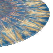 ブルーチャクラ万華鏡のように千変万化するパターンサンダー_コーブ カッティングボード (角)