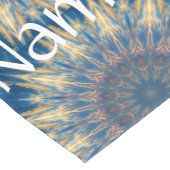 ブルーチャクラ万華鏡のように千変万化するパターンサンダー_コーブ ショートテーブルランナー (コーナー)