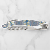 ブルーチャクラ万華鏡のように千変万化するパターンサンダー_コーブ ソムリエナイフ (裏面)