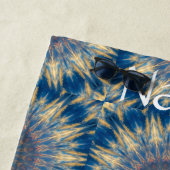 ブルーチャクラ万華鏡のように千変万化するパターンサンダー_コーブ ビーチタオル (インサイチュ)