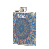 ブルーチャクラ万華鏡のように千変万化するパターンサンダー_コーブ フラスク (左)