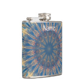 ブルーチャクラ万華鏡のように千変万化するパターンサンダー_コーブ フラスク (右)