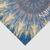 ブルーチャクラ万華鏡のように千変万化するパターンサンダー_コーブ 薄葉紙 (詳細)