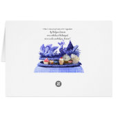 ブルーチャリオット、スワン、カップケーキバレンタインデーハート (裏面横)