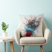 ブルーチャンピオンとオストレストスロー枕 クッション (椅子)