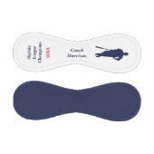 ブルーチャンピオンコーチパーソナライズされた 野球ボール (パネル)