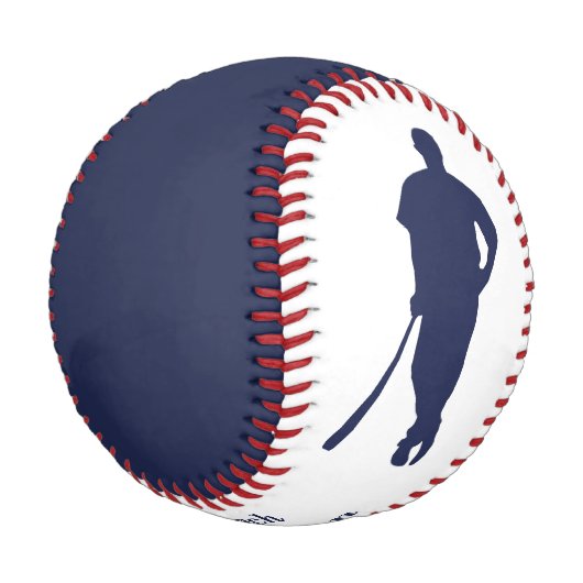 ブルーチャンピオンコーチパーソナライズされた 野球ボール (アングル)