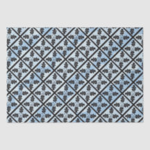 ブルーチャーターオークキルトパターン