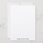 ブルーチュッパヘブライ語リーフ豪華な結婚式の招待 招待状 (裏面)