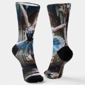 ブルーチュツのバレエダンサー ソックス (傾斜あり)