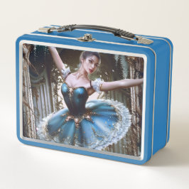 ブルーチュツのバレエダンサー メタルランチボックス