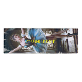 ブルーチュツのバレエダンサー 名札