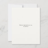 ブルーチューリップフラワーズブライダルシャワー招待状 招待状 (裏面)