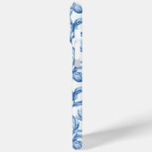 ブルーチューリップヴィンテージフローラルパターン Case-Mate iPhoneケース (裏面 / 左)