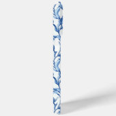 ブルーチューリップヴィンテージフローラルパターン Case-Mate iPhoneケース (裏面 / 右)