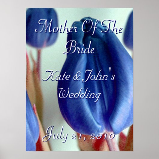 ブルーチューリップ ポスター (正面)