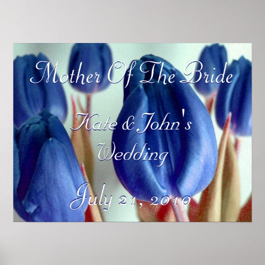 ブルーチューリップ ポスター (正面)