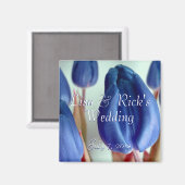 ブルーチューリップ マグネット (正面/裏面)