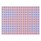 ブルーチョウチョウカスタムタブレクロス テーブルクロス (正面(横))