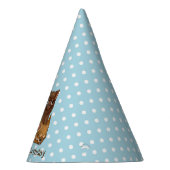 ブルーチワワパーティーハット パーティーハット (右)