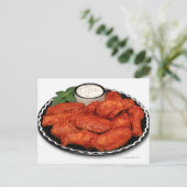 ブルーチーズの水牛の羽 ポストカード (スタンド正面)