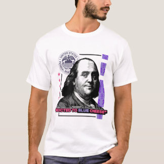 ブルーチーズ愛好家ティー中毒 Tシャツ