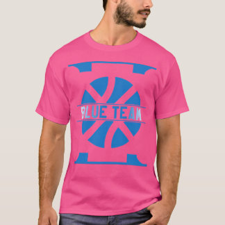 ブルーチームバスケットボール Tシャツ