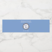 ブルーチームモダンボーイフラワージェンダーがパーティーを公開 ペットボトルラベル (シングルラベル)