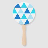 ブルーチームモダンボーイベビーシャワー ハンドファン (裏面)