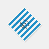 ブルーチーム失った名ゲームの日を決してテールゲートチーム スタンダードカクテルナプキン (角)