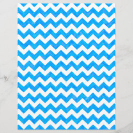 ブルーチ色彩の鮮やかェブロンスクラップブック紙デザイン