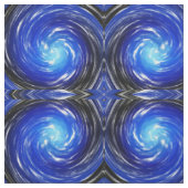ブルーツイストアート抽象芸術 ファブリック (見本)